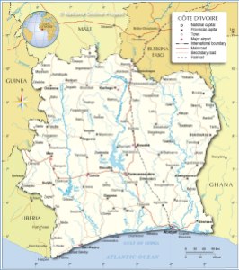 cote-dIvoire-political-map