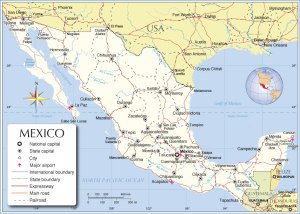 mexico-political-map