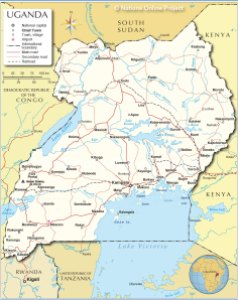 uganda-political-map